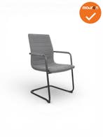 Jarvis luxe vintage sledestoel - Denver stoffering -  sta..., Vergader- of Presentatieruimte, Ophalen of Verzenden, Nieuw zonder verpakking