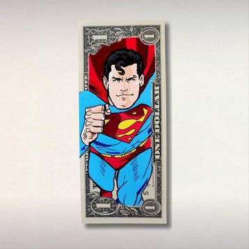 TOONS - MAN OF STEEL — SUPERMAN — DC COMICS — NO RESERVE
