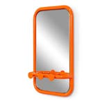 Spinder Design Retro spiegel 60x35 cm - pure orange, Huis en Inrichting, Woonaccessoires | Spiegels, Verzenden, Nieuw
