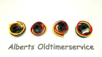 4x H4 Stekker + draad (t.v.v. sealed beam) GRATIS VERZENDING, Ophalen of Verzenden, Nieuw, Mercedes-Benz