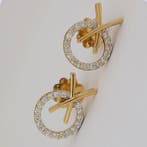 Zonder minimumprijs - Oorstekers - 14 karaat Geel goud -, Sieraden, Tassen en Uiterlijk, Antieke sieraden