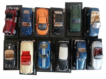 1:43 - Modelauto (12) - Lotto con 12 Modelli, Nieuw
