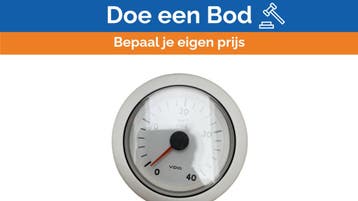 Bieden: VDO 4000 RPM engine tachometer white 12V, Ophalen of Verzenden, Nieuw, Motor en Techniek, Zeilboot of Motorboot