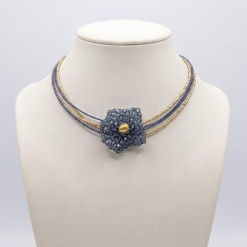 Goud 24k ondergedompeld - Choker halsketting - in