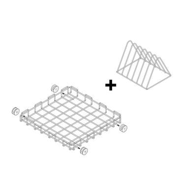 GGM Gastro | Mand voor pottenafwasmachine - 665x665mm |, Verzenden, Nieuw in verpakking
