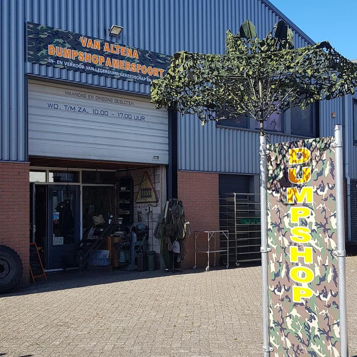 Dumpshop Legerdump Dumpstore Camouflage Airsoft in- verkoop, Verzamelen, Militaria | Algemeen, Ophalen