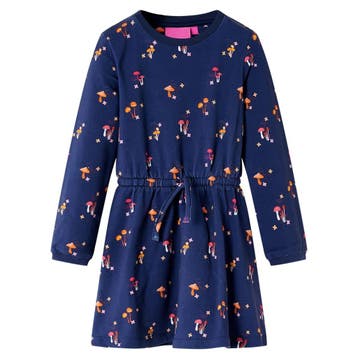 vidaXL Kinderjurkje 116 marineblauw, Verzenden, Nieuw
