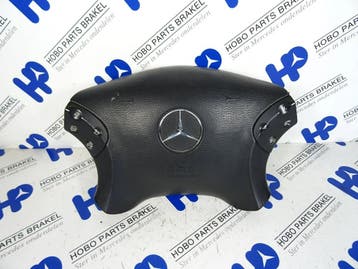 Airbag stuur C-klasse w203 zwart., Ophalen of Verzenden, Gebruikt, Mercedes-Benz