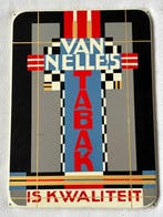 Van Nelle - Van Nelles Tabak is Kwaliteit - Emaille bord -