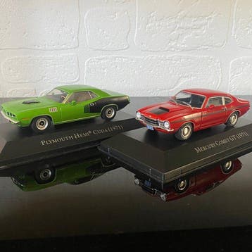 Altaya 1:43 - Model coupé (2) - Plymouth Hemi Cuda (1971) -, Nieuw