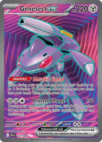 Genesect EX 161/086 Black Bolt, Ophalen of Verzenden, Nieuw, Losse kaart, Foil