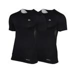 Donnay Donnay Heren - 2-Pack - Baselayer Shirt Korte Mouw  -, Kleding | Heren, T-shirts, Verzenden, Nieuw