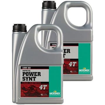 Motorex Aanbieding: 2 X Power Synt 4T 10W60 4L, Verzenden