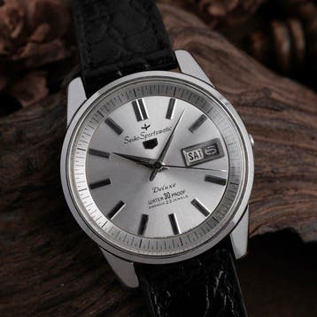Seiko - Sportsmatic 5 Deluxe - Zonder minimumprijs - 427990, Sieraden, Tassen en Uiterlijk, Horloges | Antiek