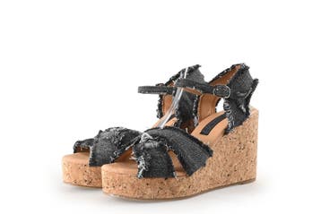 Colors of California Sleehakken in maat 38 Blauw, Zo goed als nieuw, Schoenen met hoge hakken, Colors of California, Verzenden