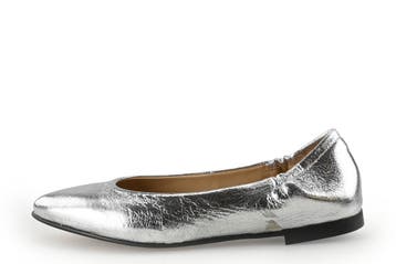 Linea Zeta Ballerinas in maat 37 Zilver, Kleding | Dames, Overige kleuren, Verzenden, Ballerina's, Zo goed als nieuw