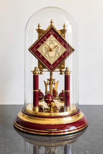 400-dagen klok - Schatz - Bordeaux rood - 1953 - maintaining