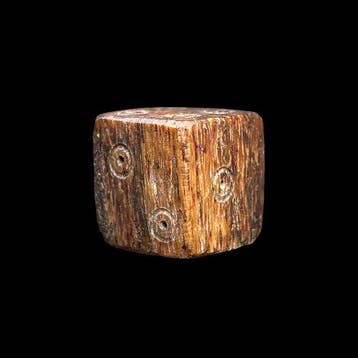 Oud-Romeins, Keizerrijk Been dobbelsteen - Ancient Roman