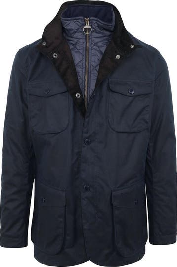 Barbour Waxjas Ogston Donkerblauw maat 3XL Heren, Kleding | Heren, Barbour, Nieuw, Overige maten, Verzenden