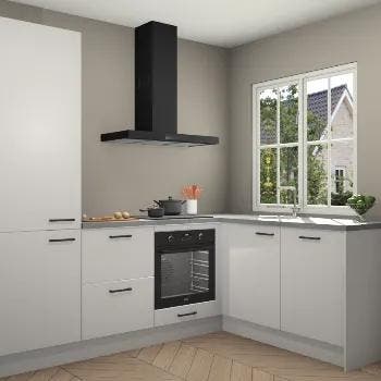 Zijdegrijze keuken Linz 114872, Verzenden, Nieuw