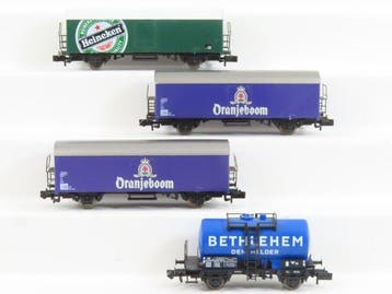 Arnold N - o.a 4558-11K/4320 - Modeltrein goederenwagon (4), Hobby en Vrije tijd, Modeltreinen | N-Spoor, Nieuw