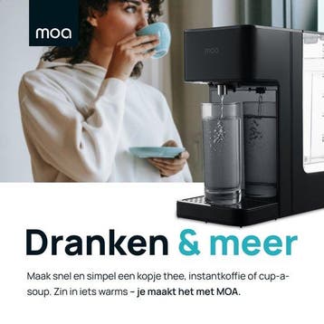 2dekans | MOA Heetwaterdispenser 2,7L met, Ophalen of Verzenden, Gebruikt