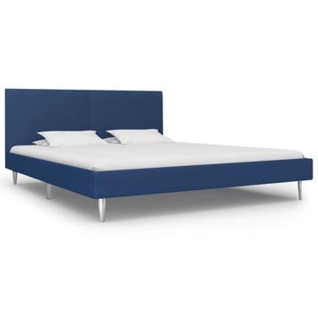 Gestoffeerd Bed 180x200 | Blauw | Laatste Stuk!, Huis en Inrichting, Slaapkamer | Bedden, Blauw, Klassiek, Tweepersoons, Ophalen of Verzenden