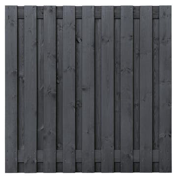 Douglas Schutting Tuinscherm Koblenz 180x180cm Zwart Gespote, 1 tot 2 meter, Minder dan 3 meter, Nieuw, Ophalen of Verzenden
