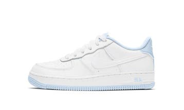 Nike Air Force 1 Low White Hydrogen Blue (GS), Nieuw