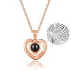 Fako Bijoux - Ketting Hartje - I Love You In 100 Talen - Ik, Verzenden, Nieuw