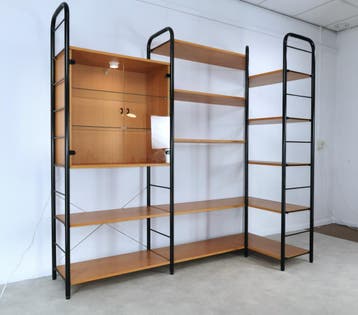 wandmeubel Niklas Rutger Andersson Ikea modulair 80s, Ophalen, Glas, 200 cm of meer, 75 cm of meer