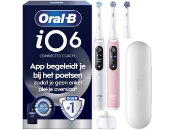 Oral-B iO 6 - Elektrische Tandenborstel - 5 Poetsstanden -, Verzenden, Zo goed als nieuw