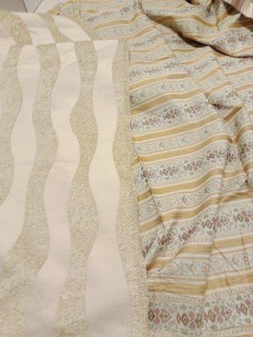 Lussuosa coppia di tessuti darredo made in Italy - Textiel