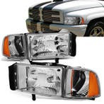 SK-Import Koplampen Factory Style Chrome Housing Dodge Ram, Ophalen of Verzenden, Nieuw, Dodge