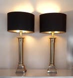 Light & Living - Lamp (2) - Kolommen - Verzilverd metaal