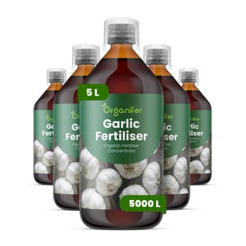 Knoflook vloeibare meststof - Set 5x1 liter, Verzenden, Mest