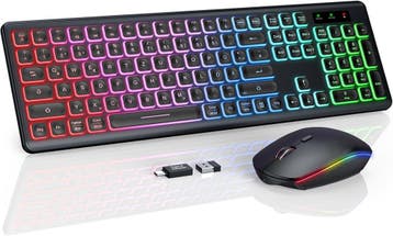 Draadloze PC Muis & Toetsenbord | 58% Korting | Stil, Toetsenbord en muis-set, Ophalen of Verzenden, Draadloos, SABLUTE