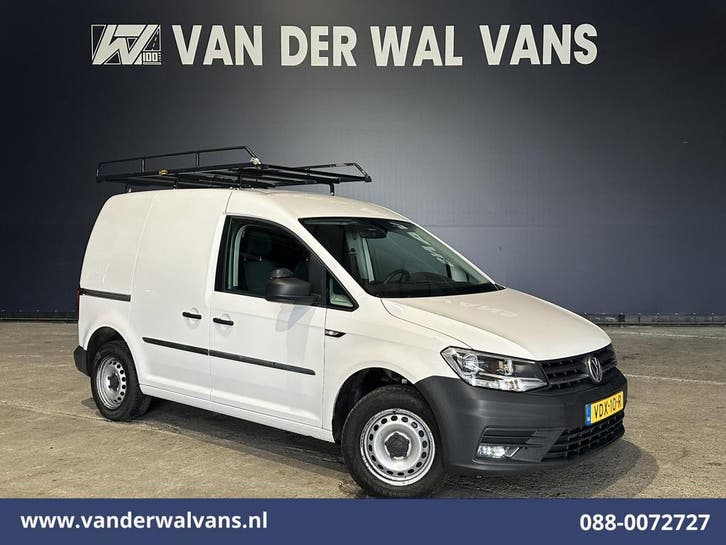 Volkswagen Caddy | 2.0 TDI 102pk L1H1 Euro6 Airco | LED |, Auto's, Bestelauto's, Dealer onderhouden, Te koop, Handgeschakeld, Diesel