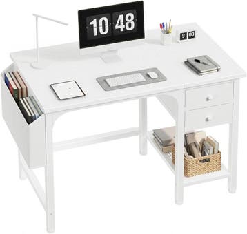 Schrijftafel Modern Wit | Retourdeal | Slechts EUR 75,-, Ophalen of Verzenden, Zo goed als nieuw