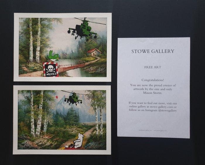 Mason Storm (1966) - Stowe Gallery Signed Prints Found in, Antiek en Kunst, Kunst | Designobjecten