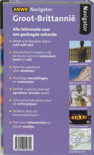 Groot-Brittannië / ANWB navigator 9789018019624, Boeken, Reisgidsen, Verzenden, Gelezen