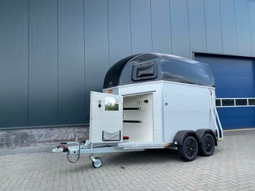 BOCKMANN CHAMPION ESPRIT 2-PAARDS ALL - IN AKTIE!, Ophalen, Nieuw, Aluminium, 2-paards trailer