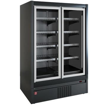 Wandvriezer | COMO LINE | Zwart | -15°C/-18°C | Statisch +, Zakelijke goederen, Verzenden, Nieuw in verpakking
