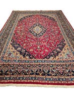 Groot Perzisch tapijt Kashan 350x250 wollen vloerkleed iran, Groot perzisch tapijt handgeknoopt wollen vloerkleed kashan, 200 cm of meer
