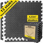 2dekans | Zoluko Puzzelmat - 60x60x1.2 cm - 12 stuks -, Ophalen of Verzenden, Zo goed als nieuw