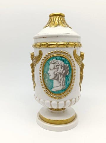 Ugo Zaccagnini (1868-1937) - Vaas - Majolica - Portapalme