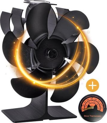 2dekans | Nuvance - Kachelventilator voor Houtkachel -, Ophalen of Verzenden, Zo goed als nieuw