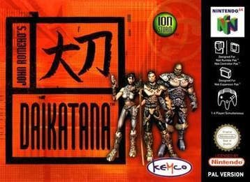 Daikatana - Nintendo 64 - Geek Out!, Gebruikt, Shooter, Eén computer, 3 spelers of meer