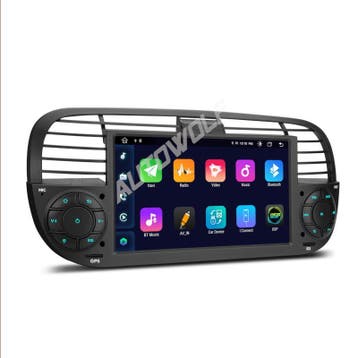 Android autoradio voor Fiat 500 met CarAutoPlay, Auto diversen, Autonavigatie, Verzenden, Nieuw
