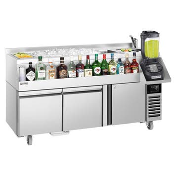 GGM Gastro | Cocktail voorbereidingstafel - 1600mm - 235L -, Zakelijke goederen, Horeca | Meubilair en Inrichting, Verzenden, Nieuw in verpakking